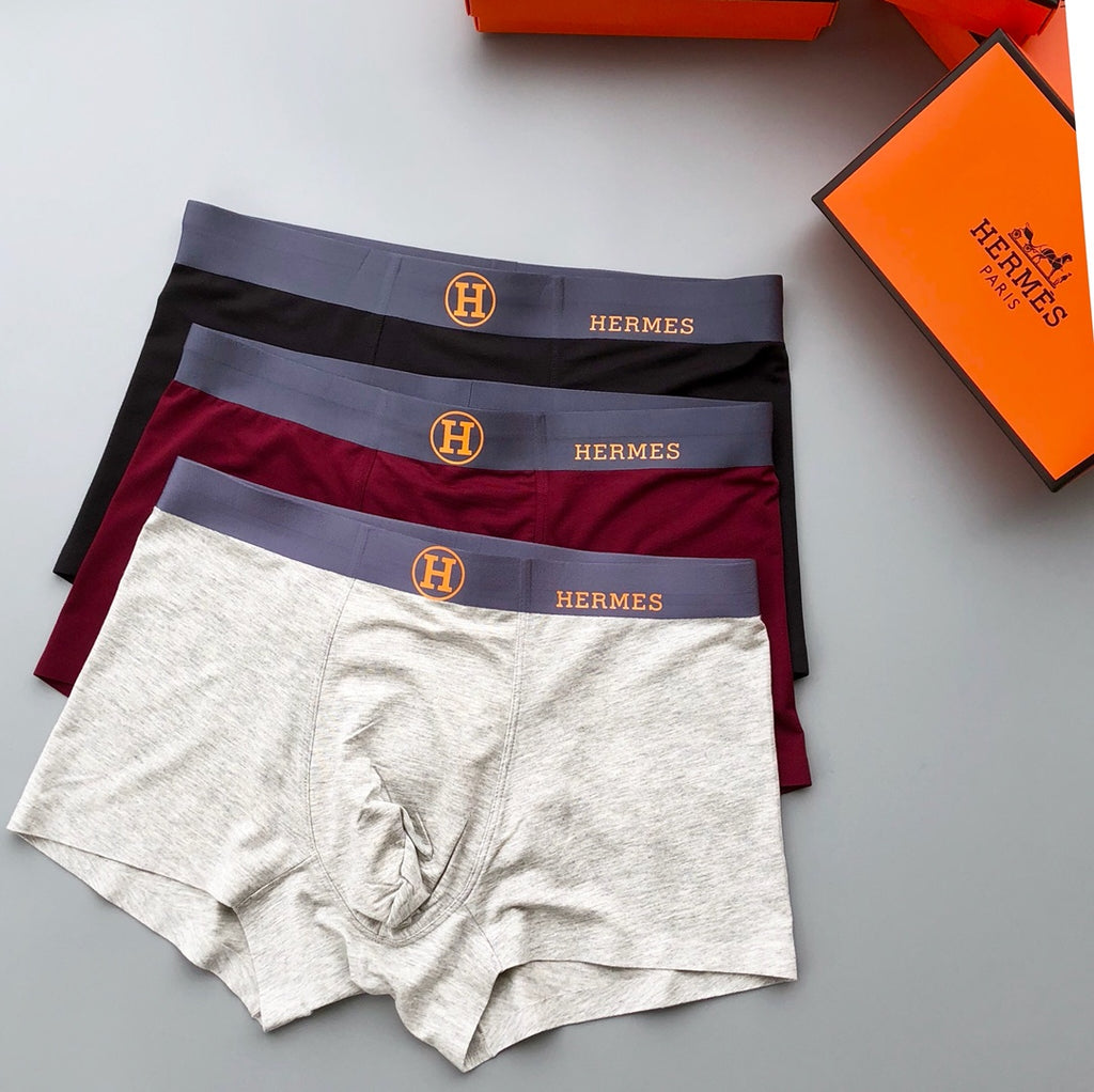 Hermes heather wordmark waist men's underwear, image 5