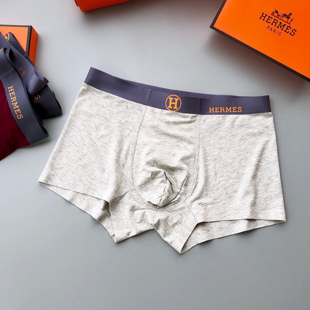 Hermes heather wordmark waist men's underwear, image 6