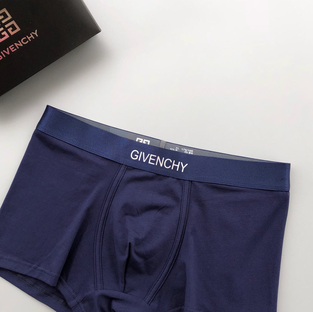 Givenchy yellow contrast letter waist boxer briefs - view 6