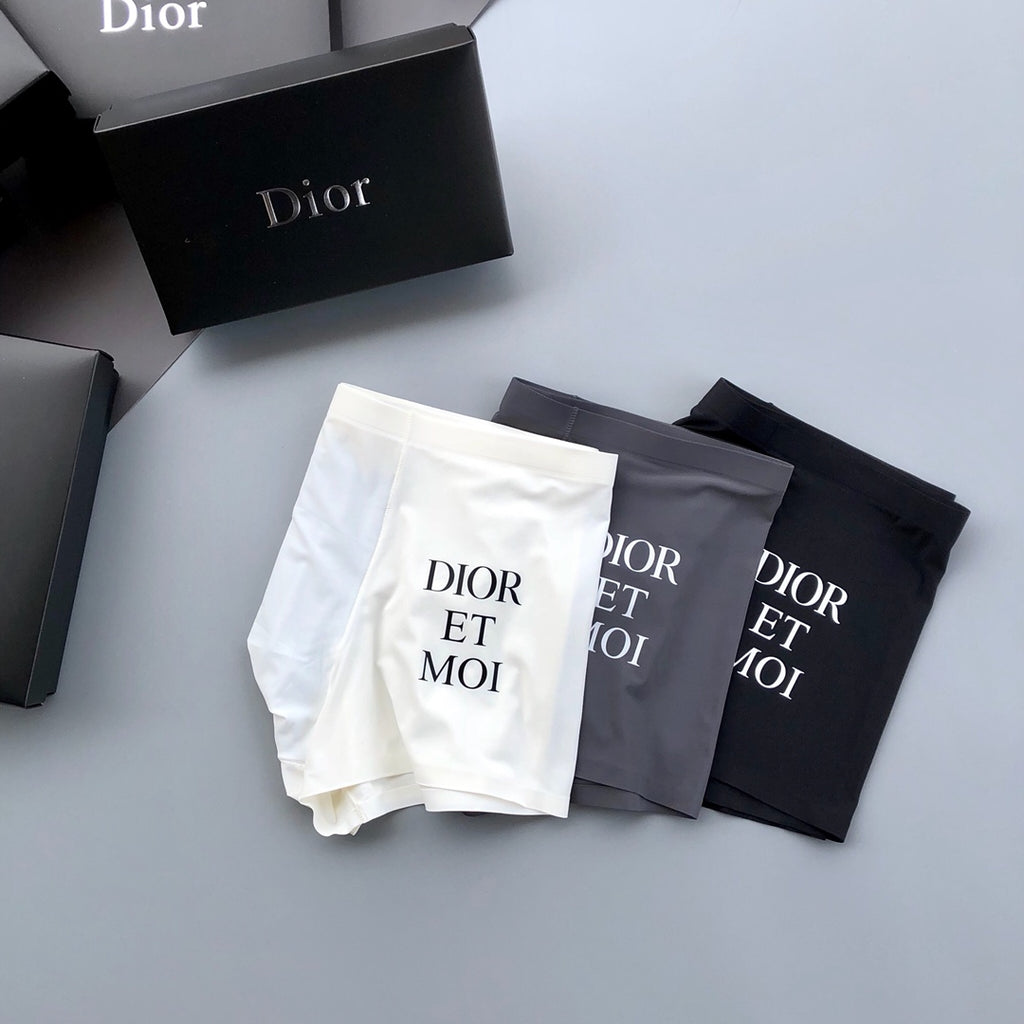 Dior stacked side lettering boxer briefs - view 1