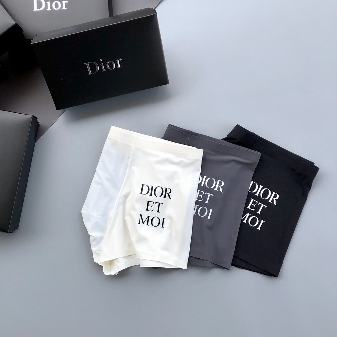 Dior stacked side lettering boxer briefs - view 1