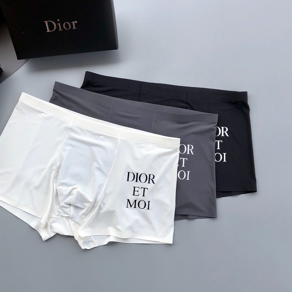 Dior stacked side lettering boxer briefs - view 3