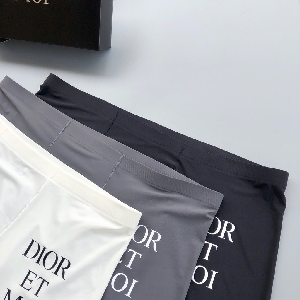 Dior stacked side lettering boxer briefs - view 4