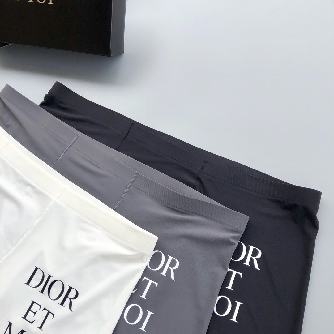 Dior stacked side lettering boxer briefs - view 4