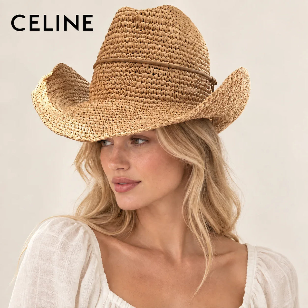 Celine Straw Hat - image 1