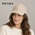 Prada baseball cap worn by an adult female model