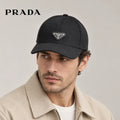 Prada baseball cap worn by an adult male model