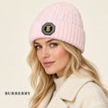 Burberry Cable Knit Patch Beanie - image 1