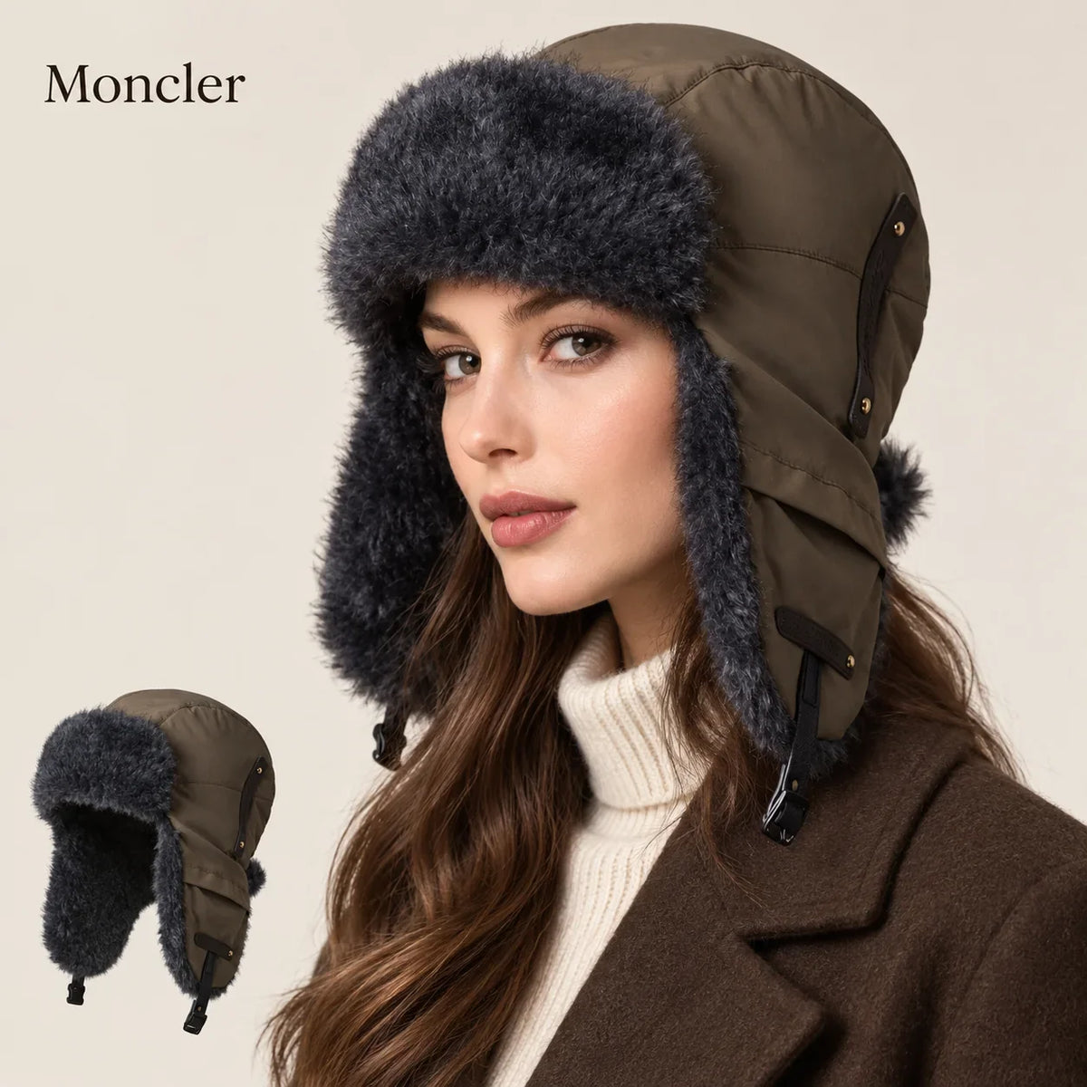Moncler Earflap Hat - image 1