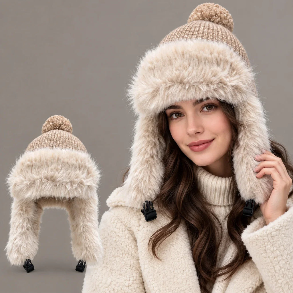 Moncler Plush Earflap Hat - image 1