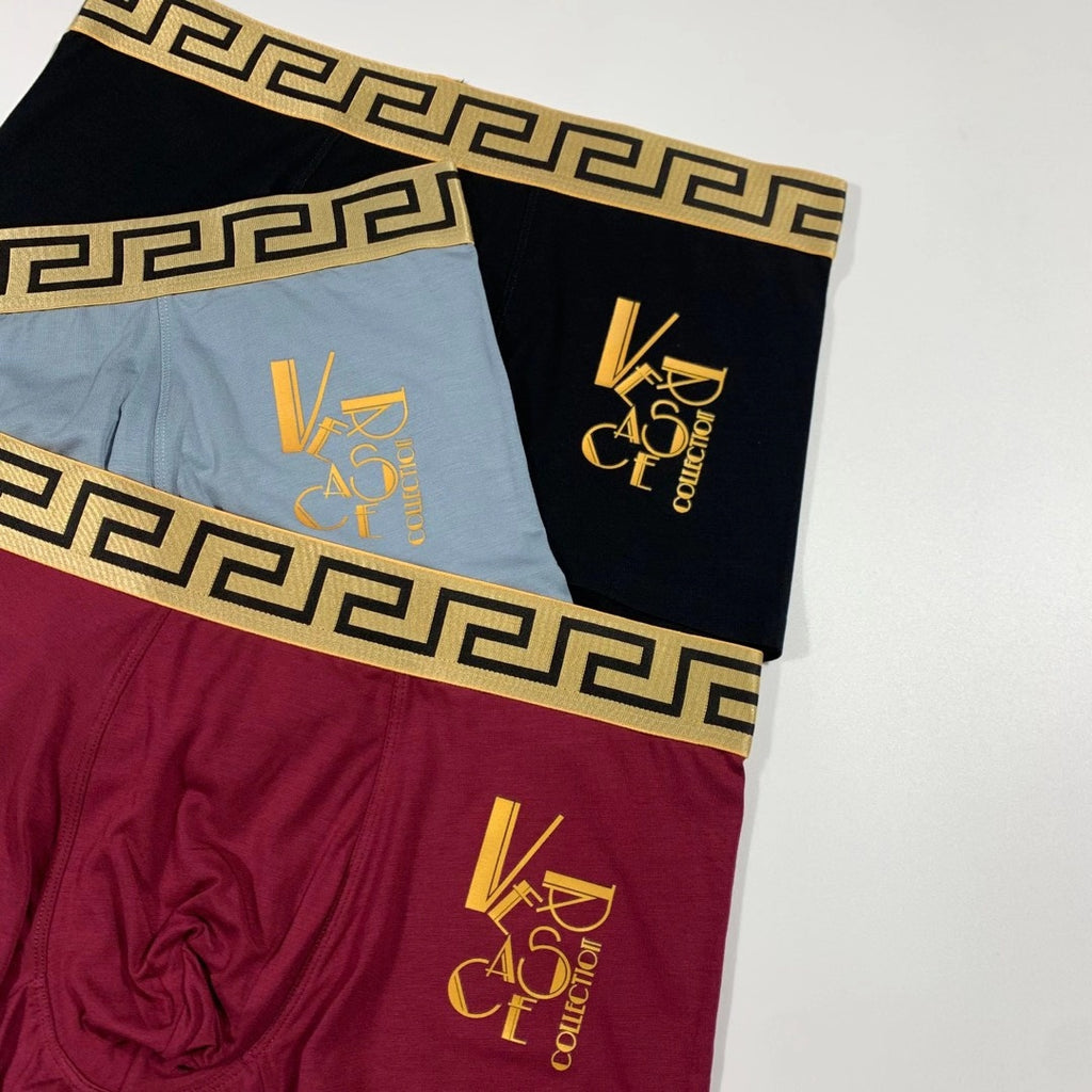 Versace gold stacked letters boxer briefs - view 2
