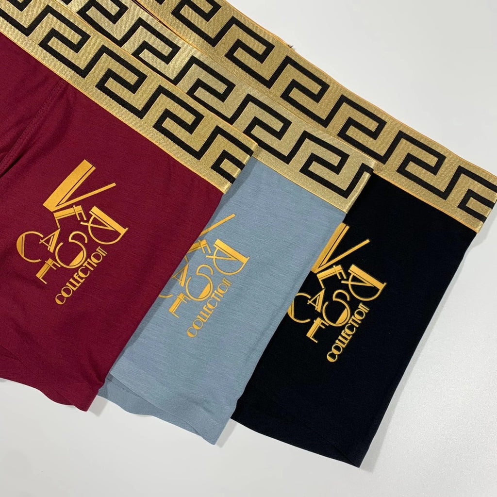 Versace gold stacked letters boxer briefs - view 5