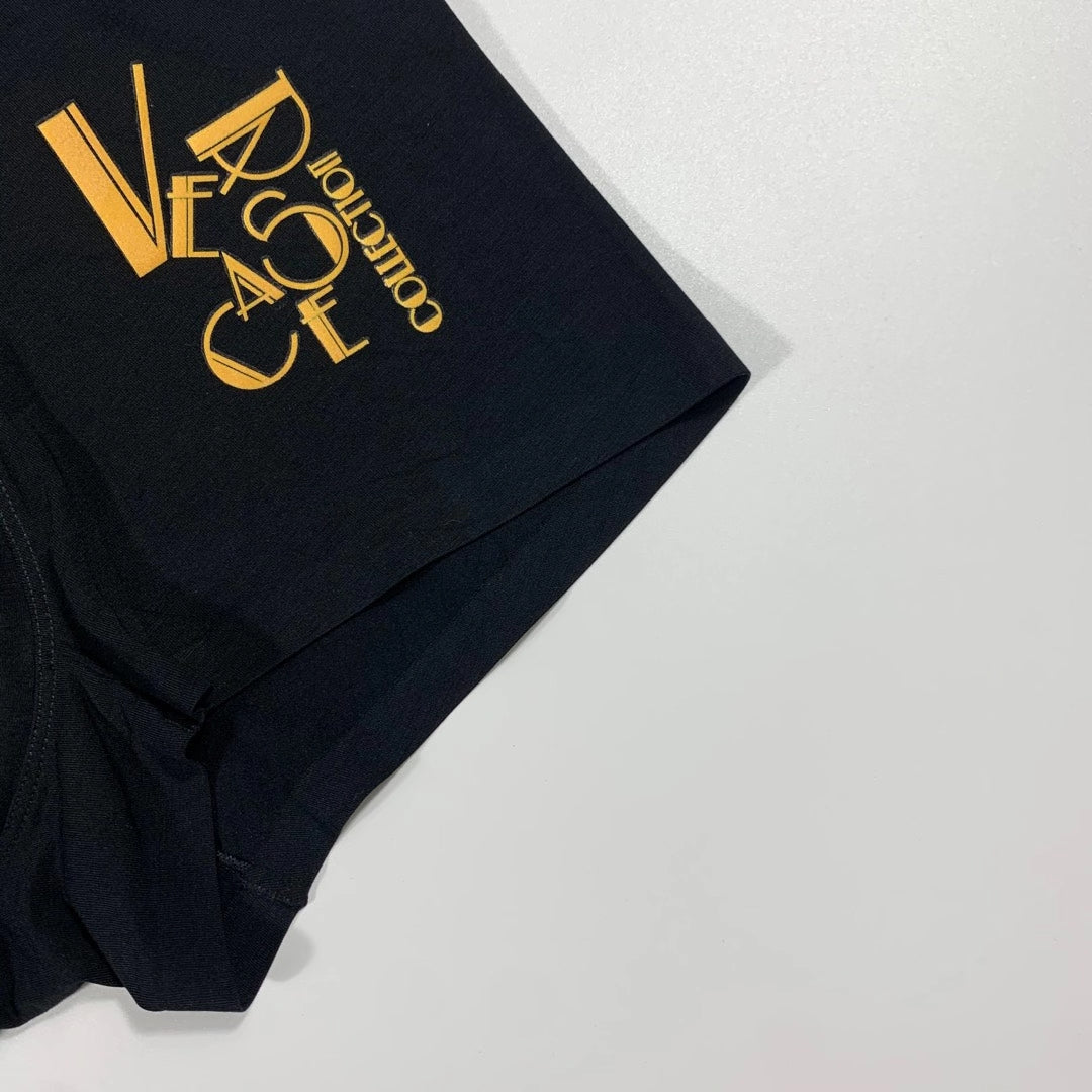 Versace gold stacked letters boxer briefs - view 8