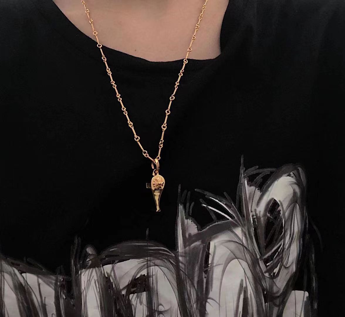 Chrome Hearts Cross and Whistle Charm Necklace - album image 7