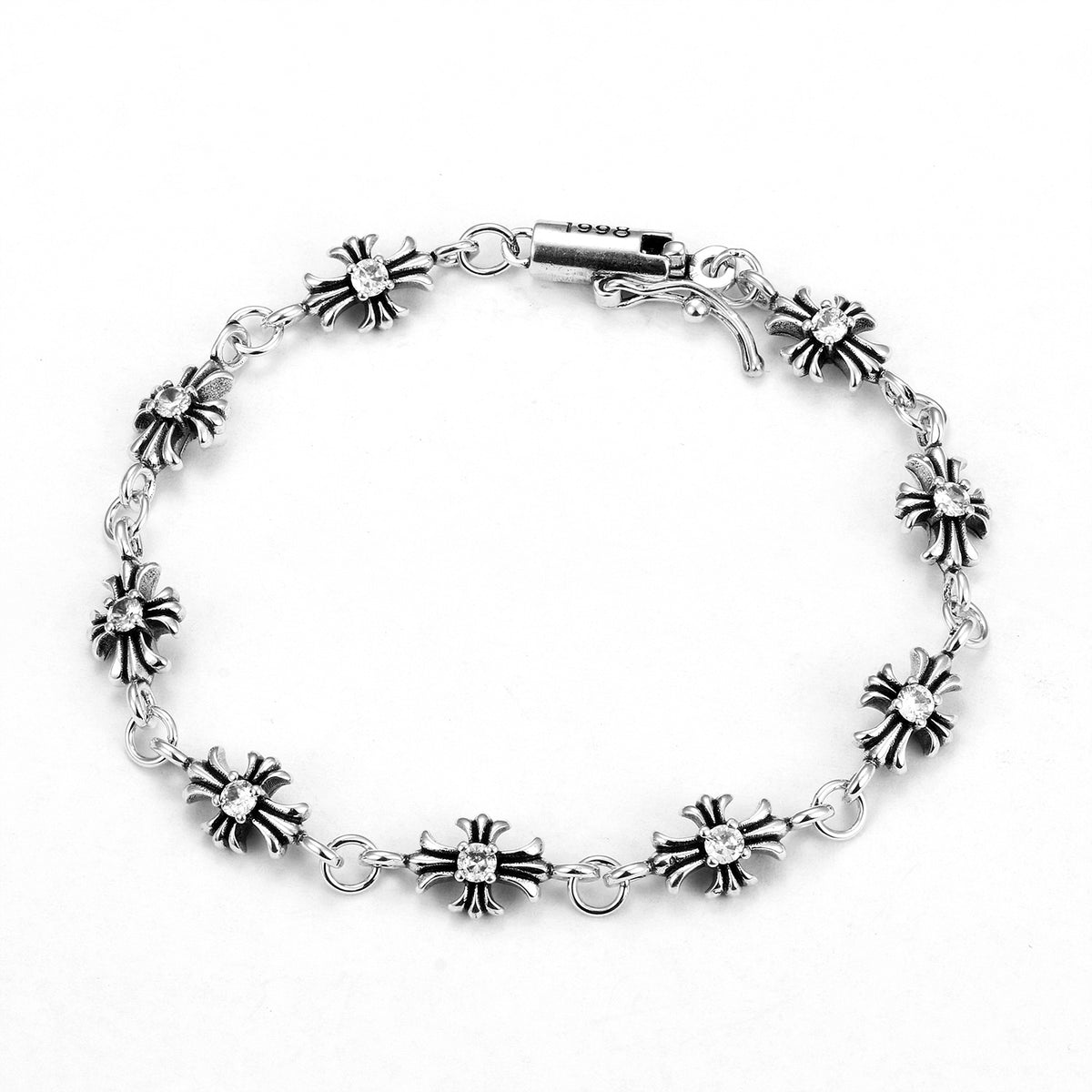 Chrome Hearts Cross Station Accent Bracelet - album image 3