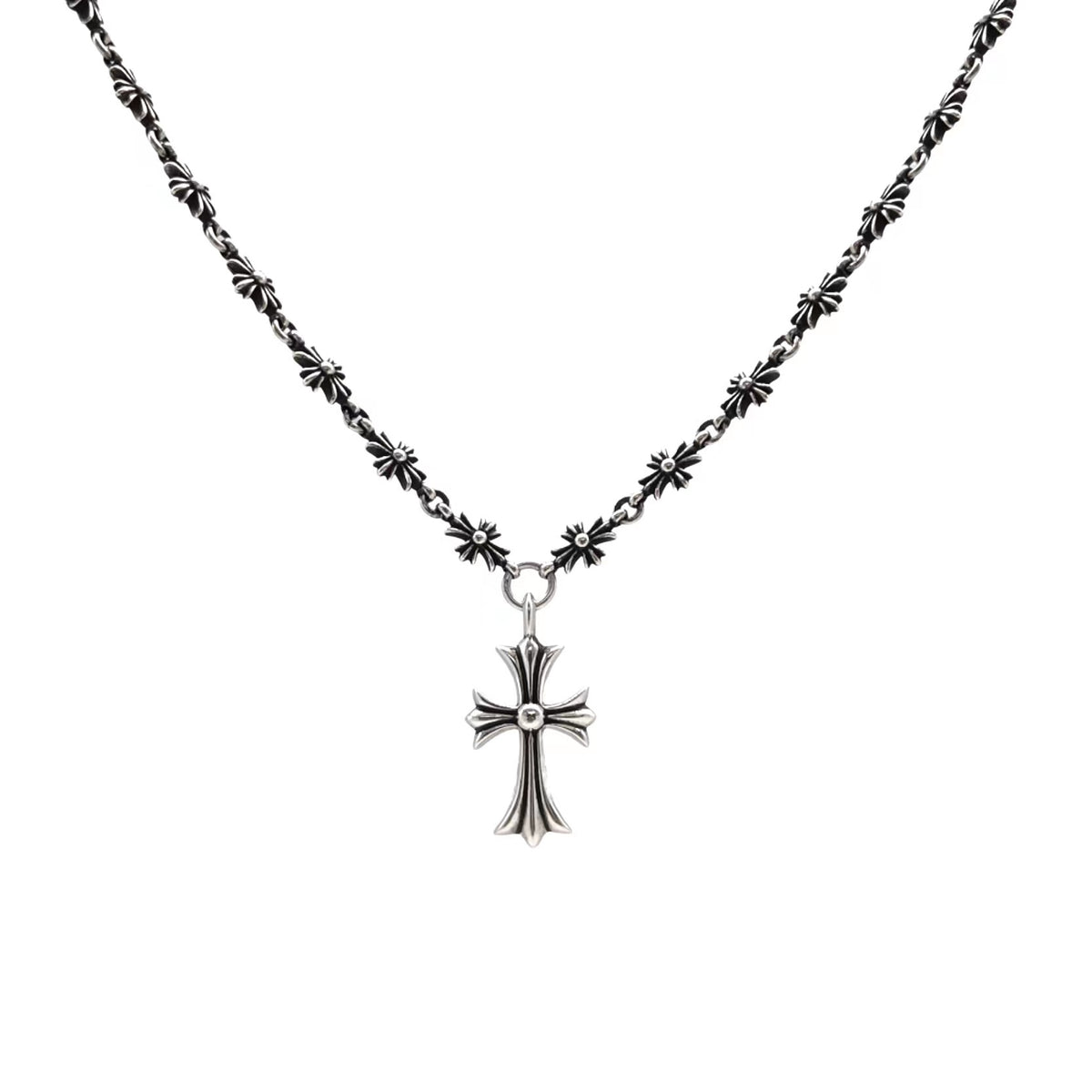 Chrome Hearts Integrated Cross Link Necklace - album image 1