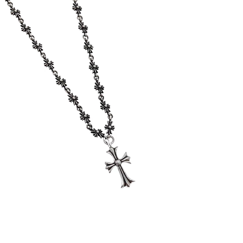 Chrome Hearts Integrated Cross Link Necklace - album image 2