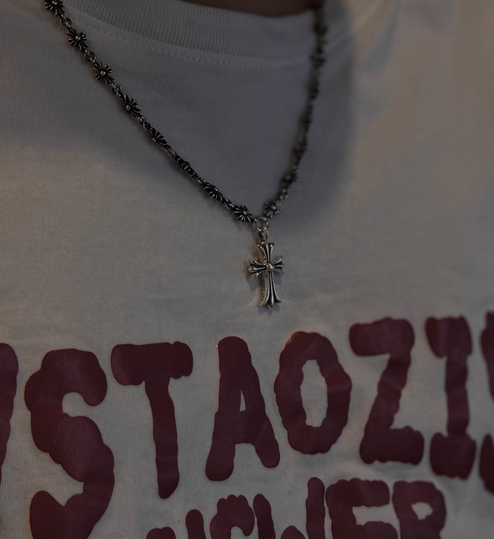 Chrome Hearts Integrated Cross Link Necklace - album image 9