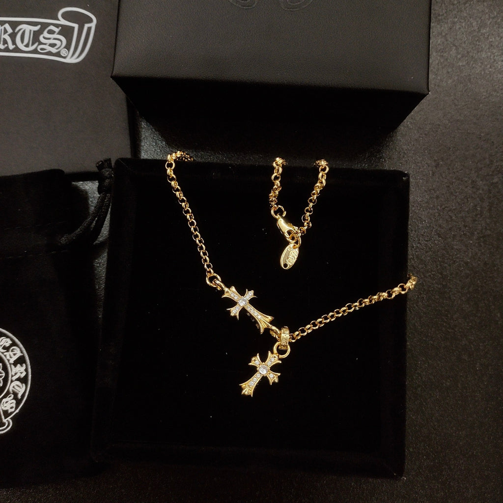 Chrome Hearts Short Cross Motif Necklace - album image 2