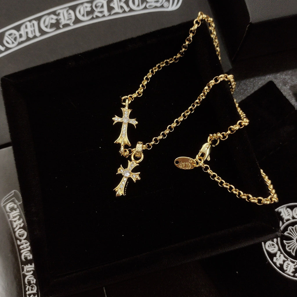 Chrome Hearts Short Cross Motif Necklace - album image 3