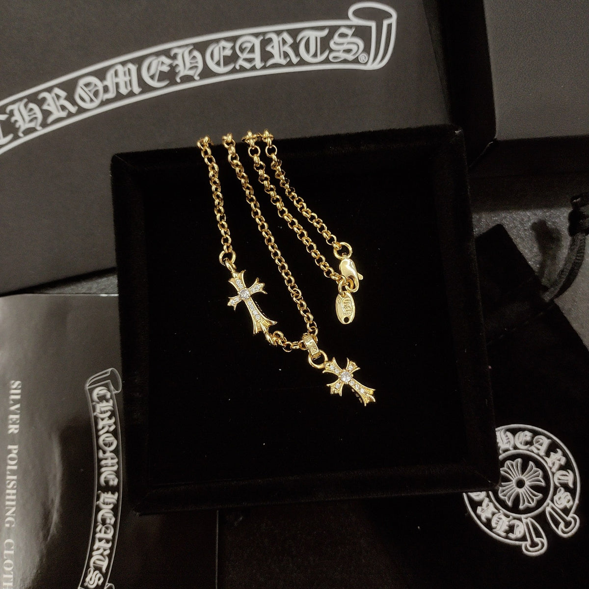 Chrome Hearts Short Cross Motif Necklace - album image 4