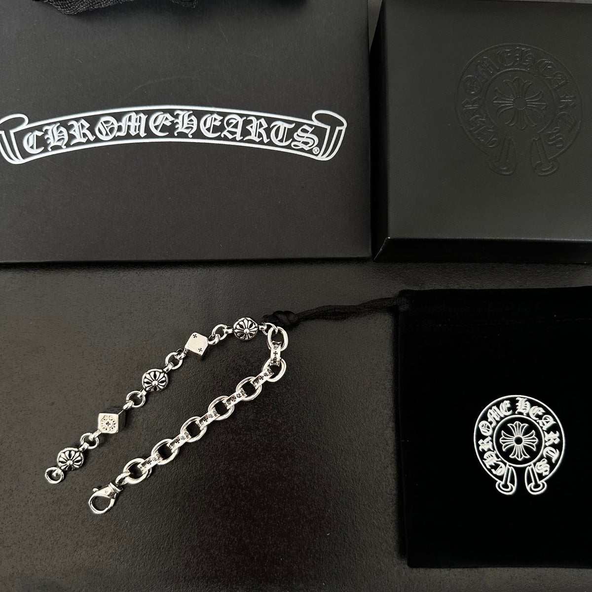 Chrome Hearts Dice Station Link Bracelet - album image 1