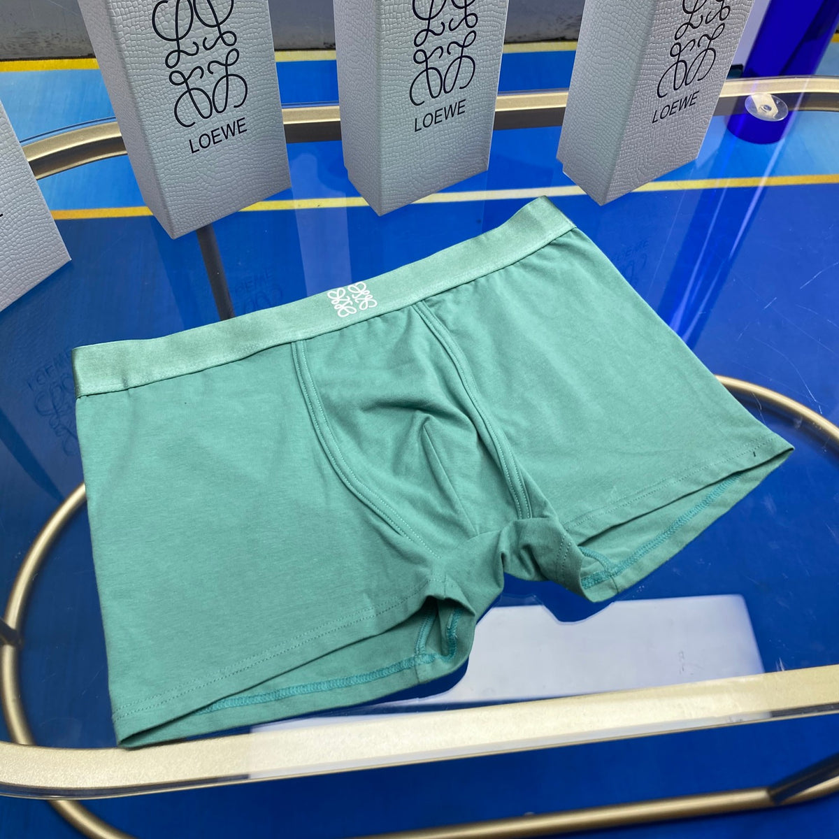 Loewe bright color contrast waist boxer briefs - view 5
