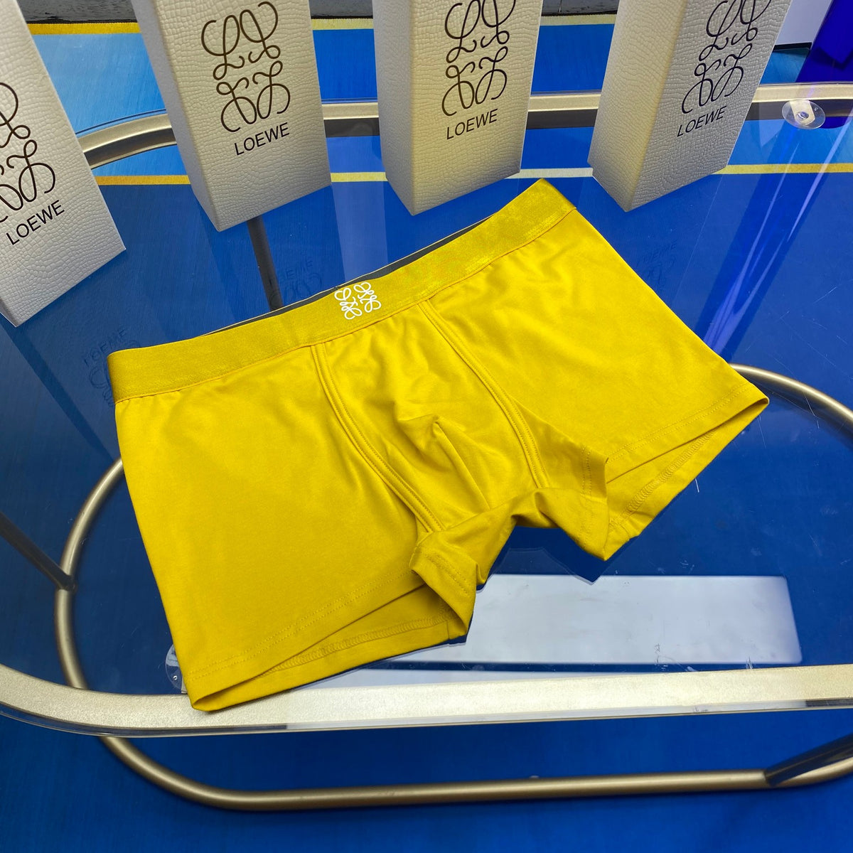 Loewe bright color contrast waist boxer briefs - view 9