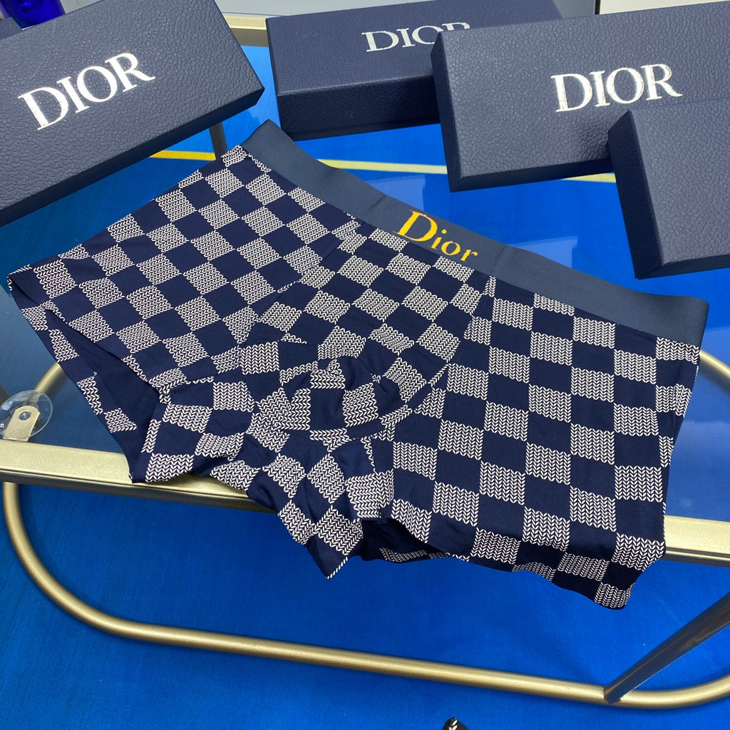 Dior checkerboard pattern boxer briefs - view 4