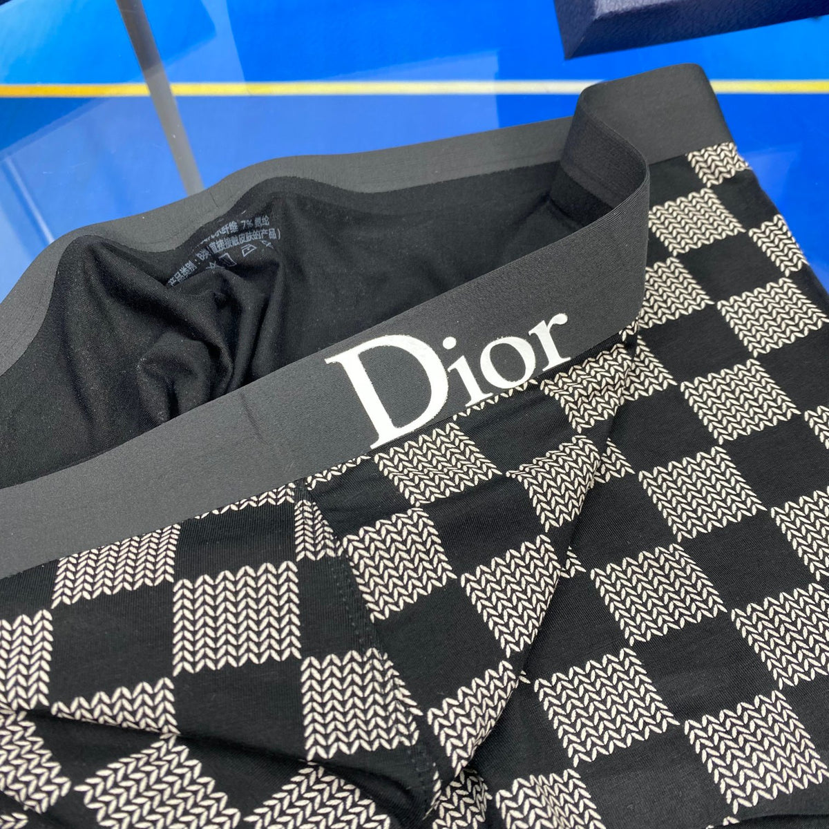 Dior checkerboard pattern boxer briefs - view 7