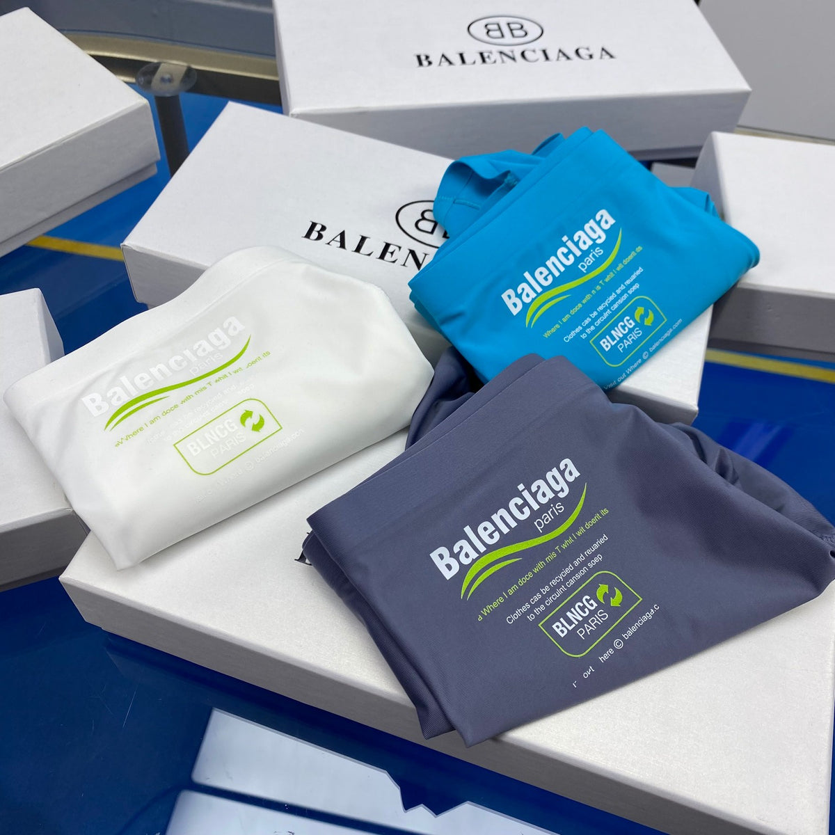 Balenciaga bright front wordmark boxer briefs - view 3