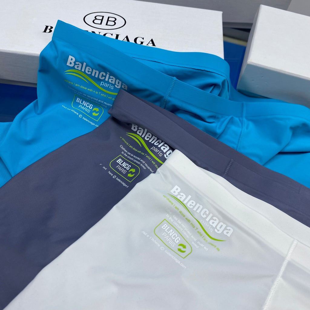 Balenciaga bright front wordmark boxer briefs - view 4