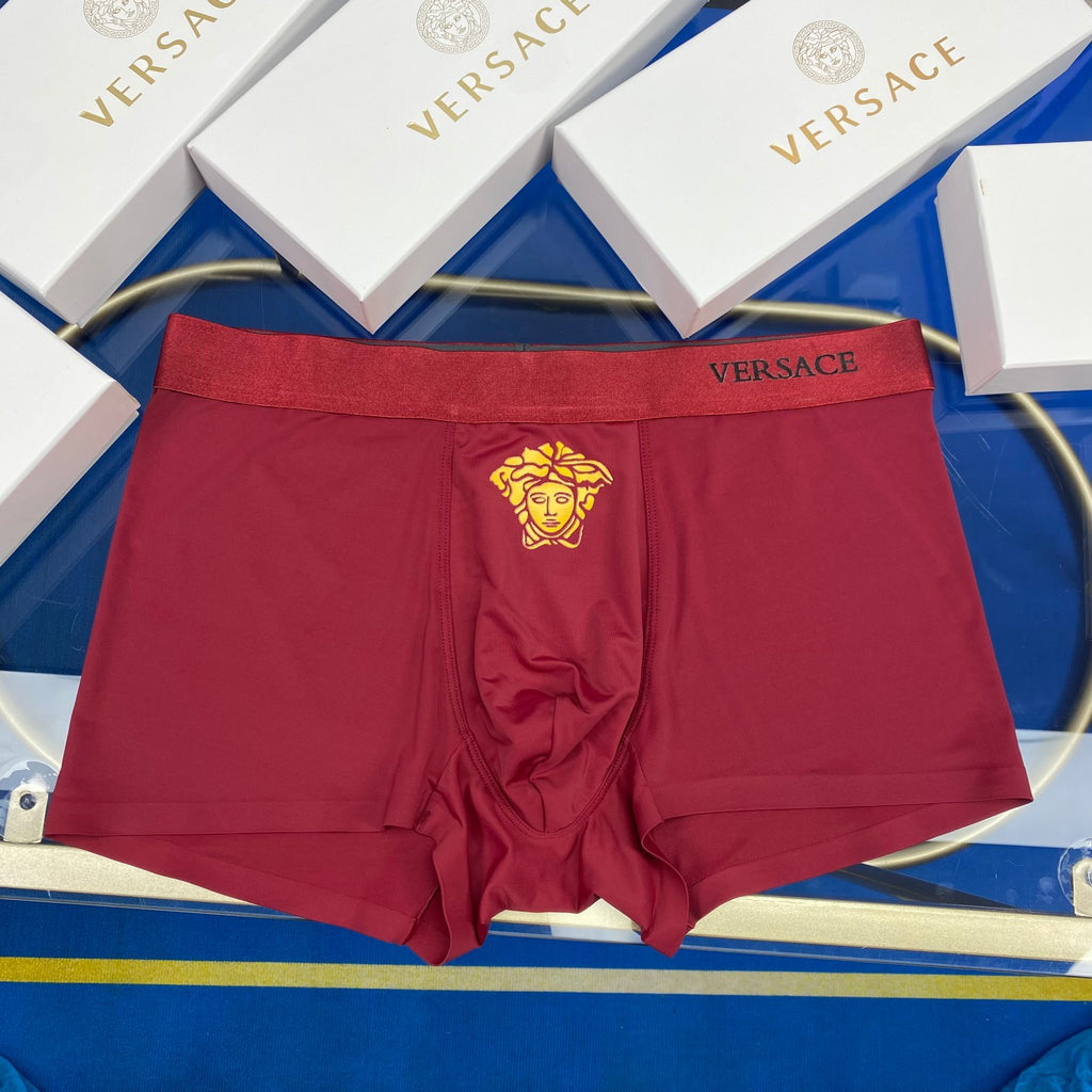 Versace gold head accent boxer briefs - view 4
