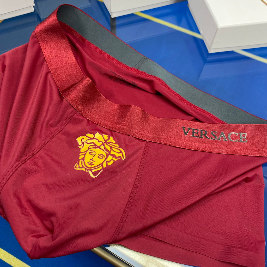 Versace gold head accent boxer briefs - view 6