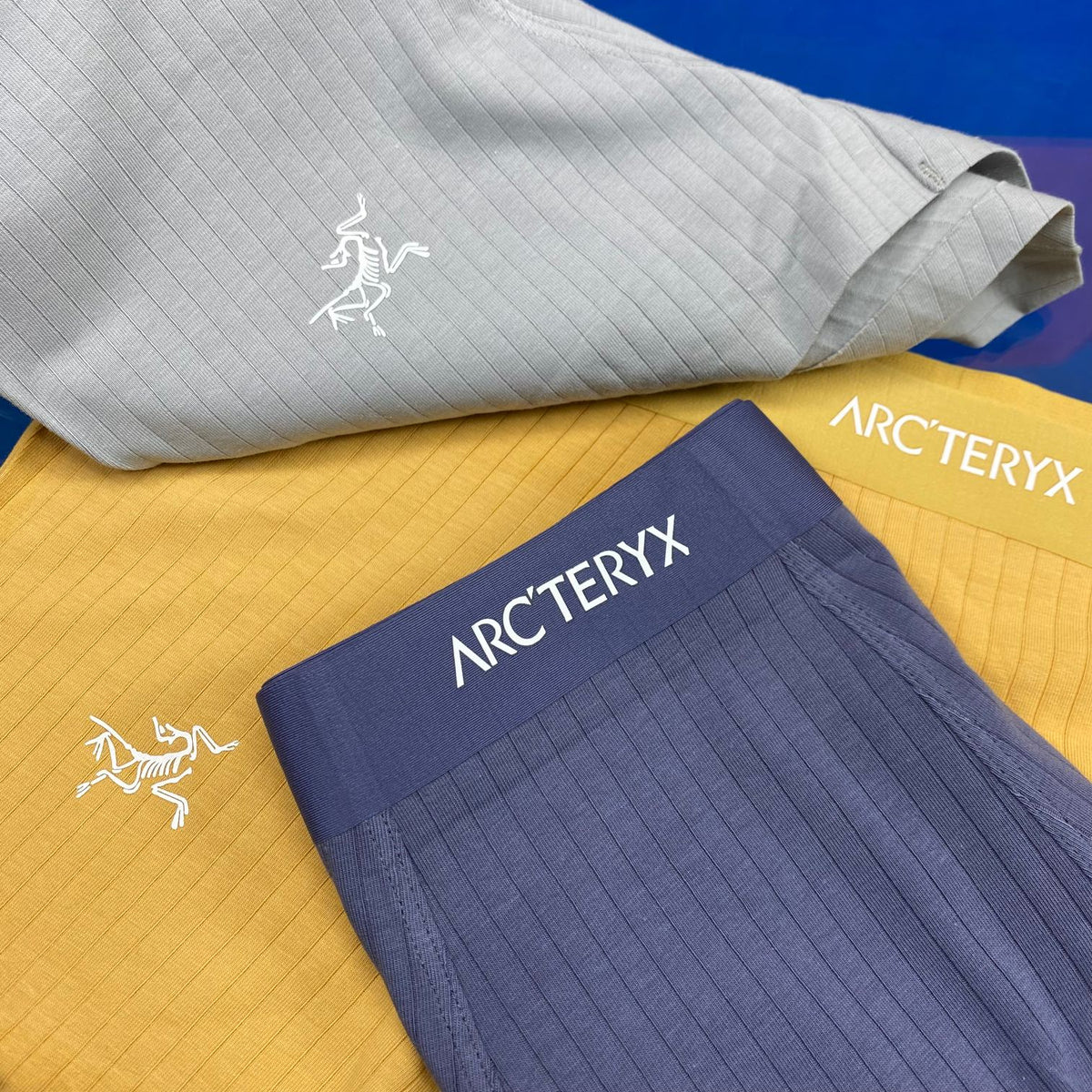 Arcteryx yellow contrast ribbed waist boxer briefs - view 3