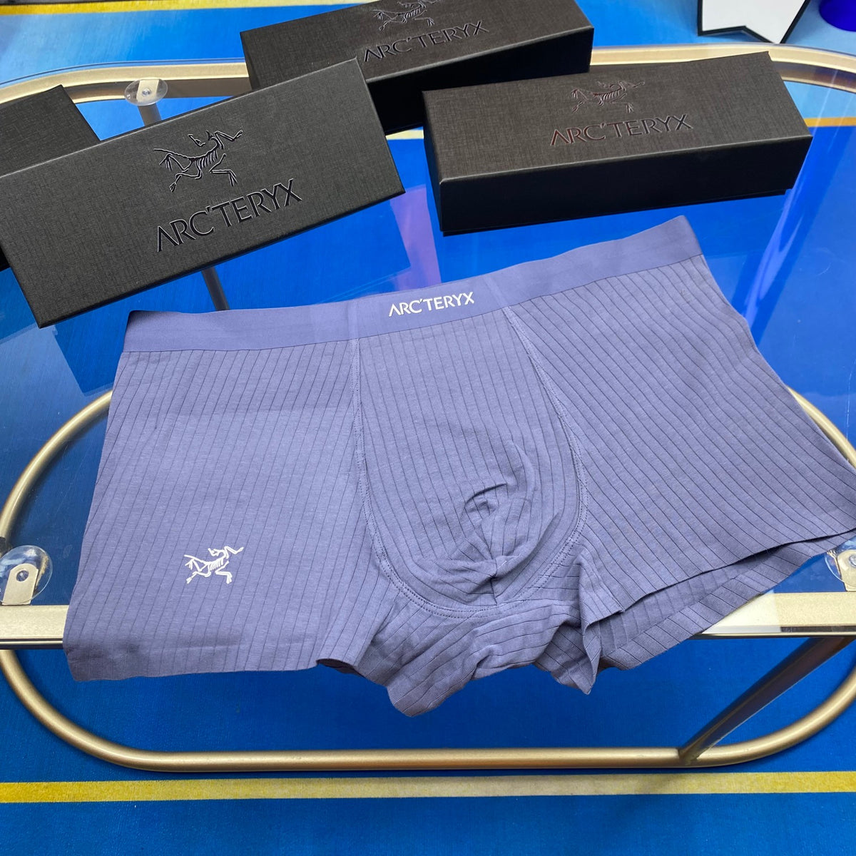 Arcteryx yellow contrast ribbed waist boxer briefs - view 6