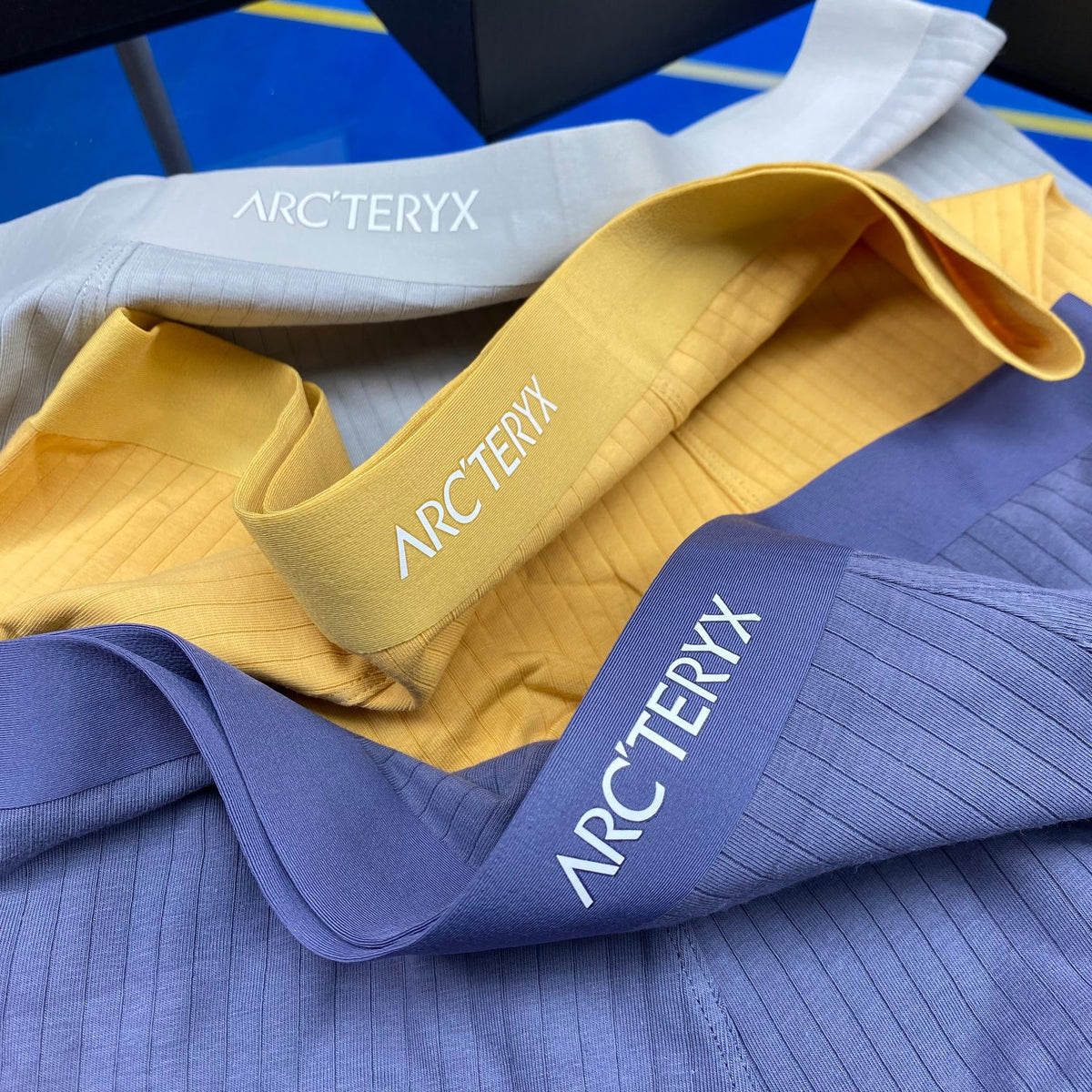 Arcteryx yellow contrast ribbed waist boxer briefs - view 8