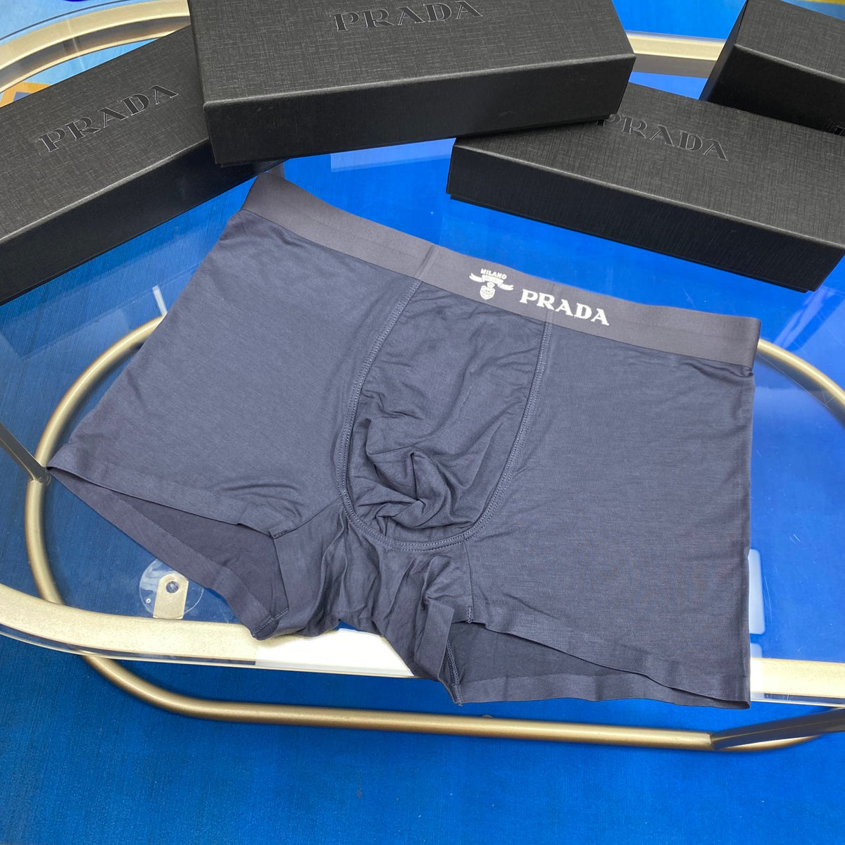 Prada white waist lettering boxer briefs - view 5