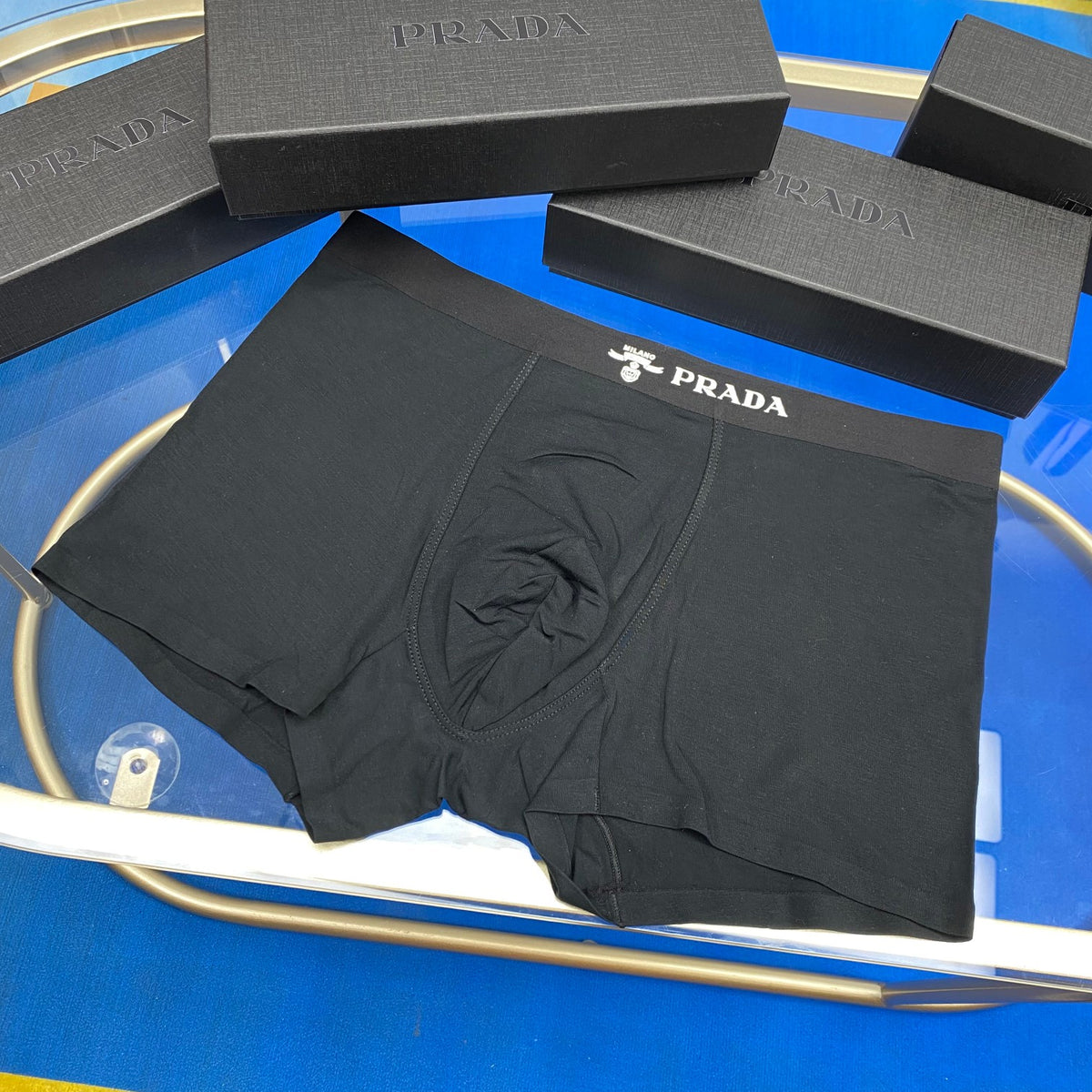 Prada white waist lettering boxer briefs - view 6