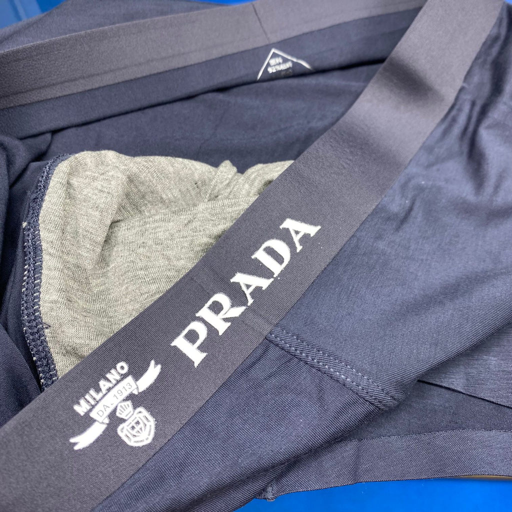 Prada white waist lettering boxer briefs - view 7
