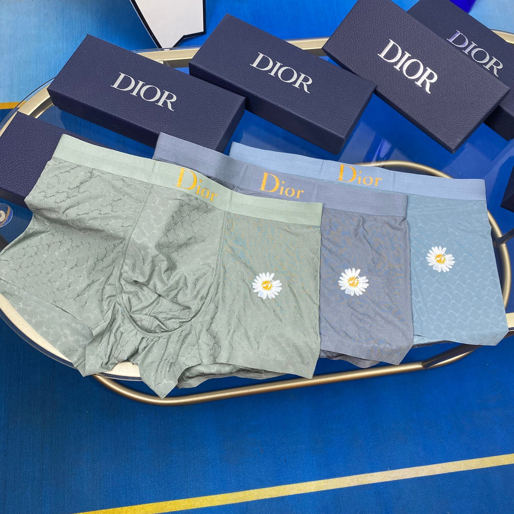 Dior small daisy motif boxer briefs - view 1