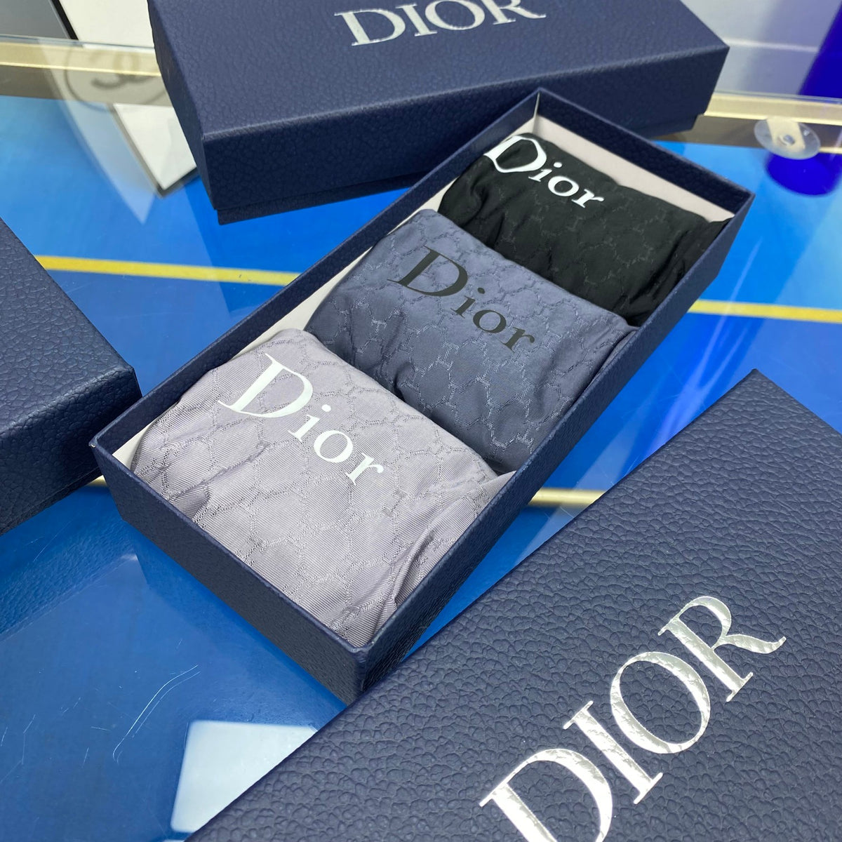 Dior large front wordmark boxer briefs - view 1