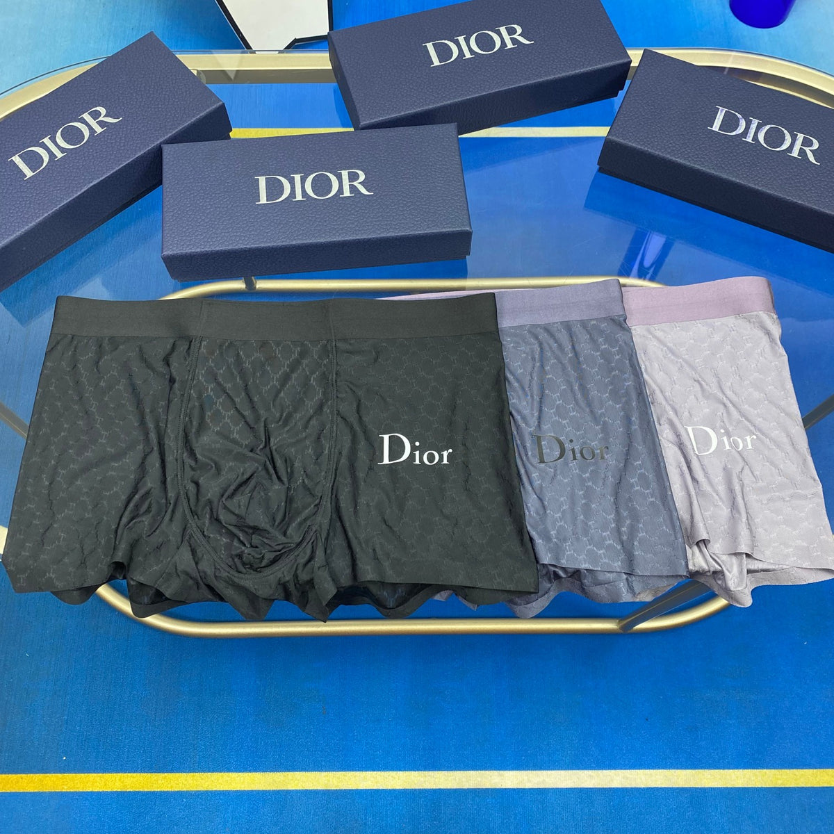Dior large front wordmark boxer briefs - view 2