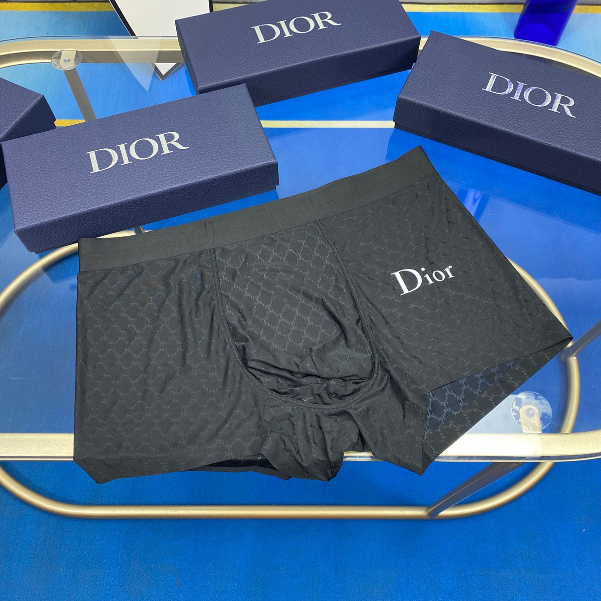 Dior large front wordmark boxer briefs - view 5