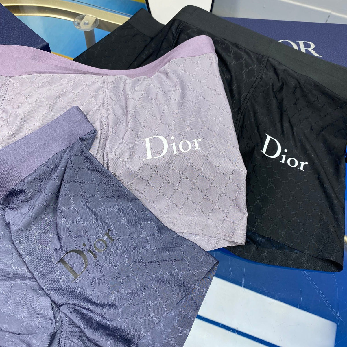 Dior large front wordmark boxer briefs - view 8