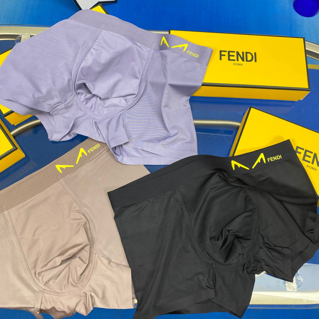 Fendi yellow eye emblem boxer briefs - view 2