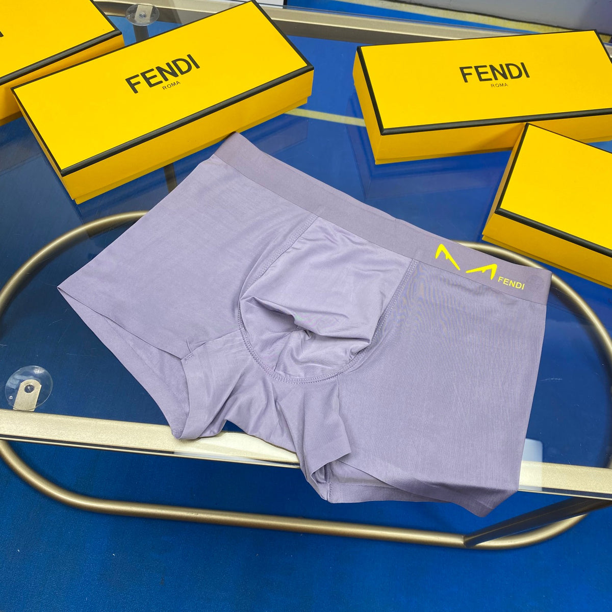 Fendi yellow eye emblem boxer briefs - view 5