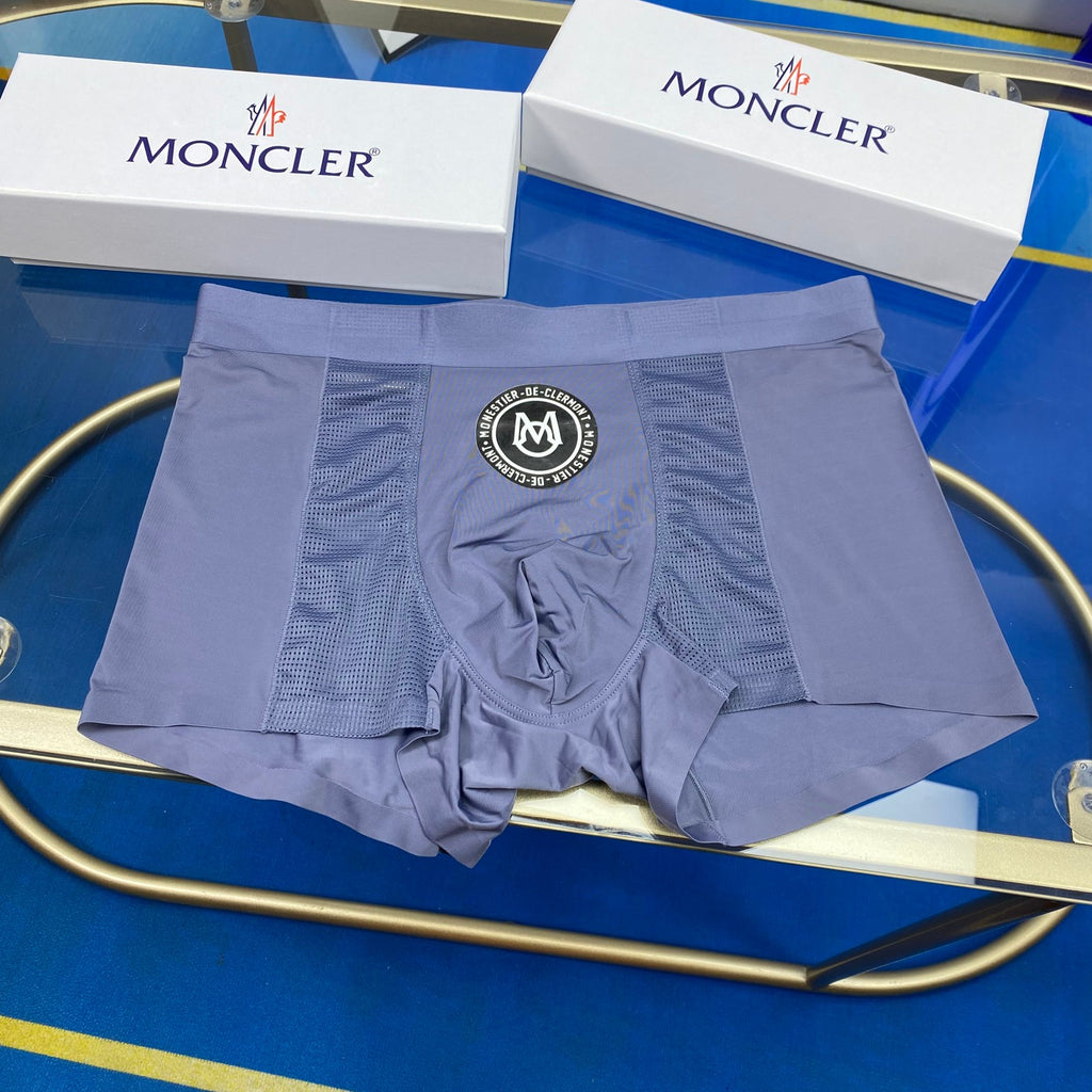 Moncler large circular emblem boxer briefs - view 4