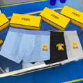 Fendi yellow graphic emblem boxer briefs - view 1