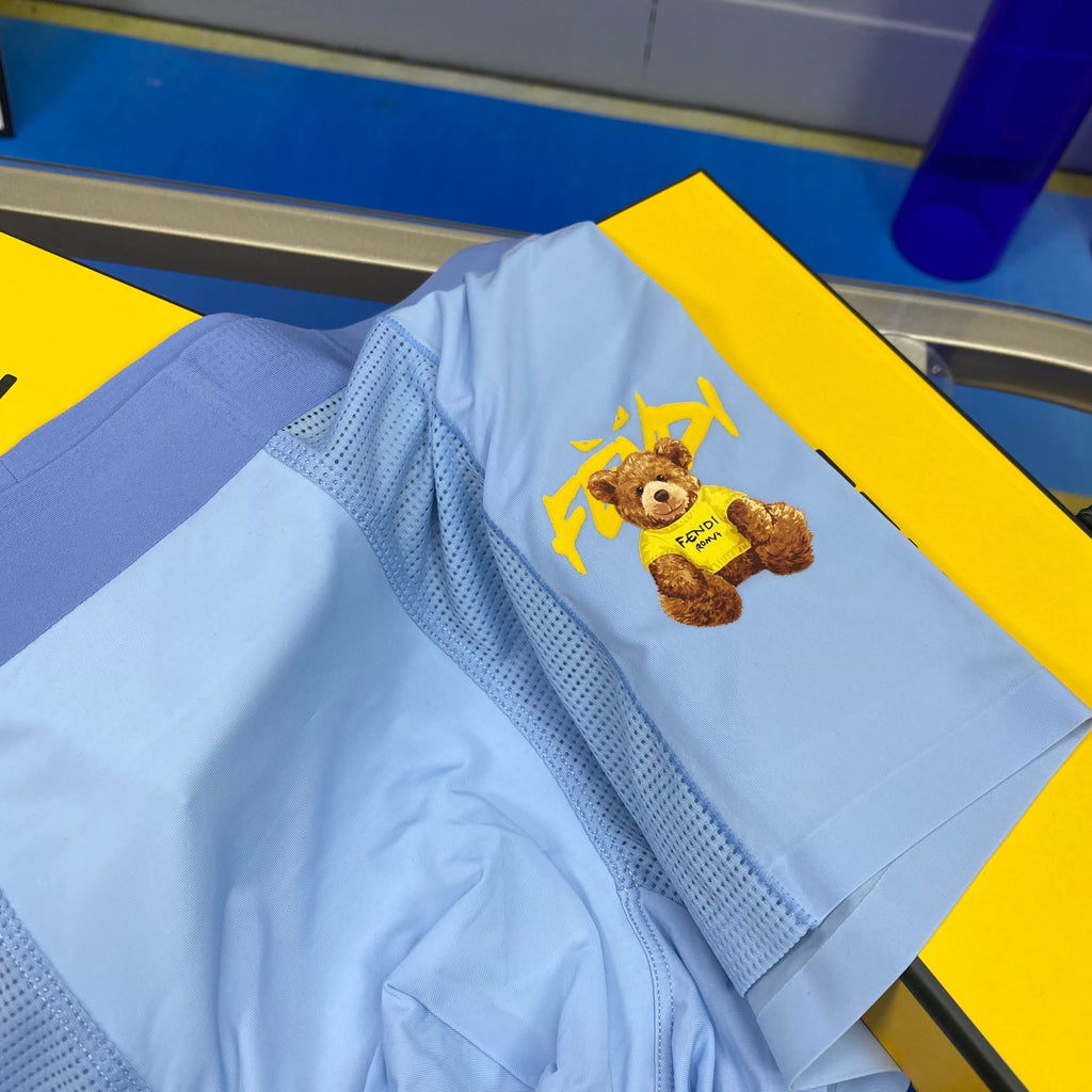 Fendi yellow graphic emblem boxer briefs - view 8
